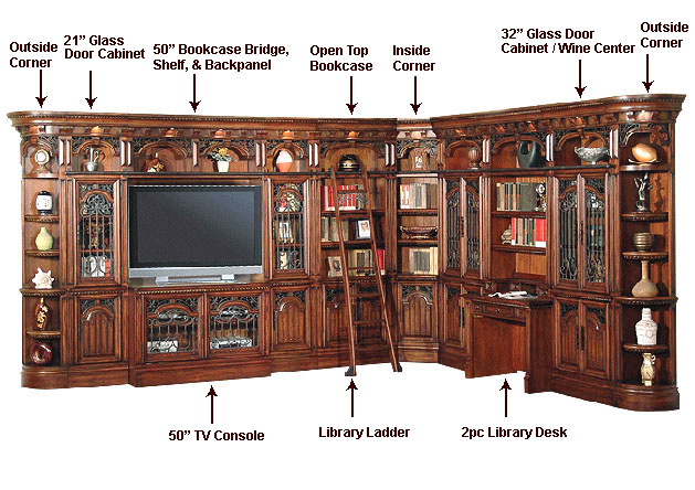 Parker House Wall Unit | Parker House Entertainment Wall Unit